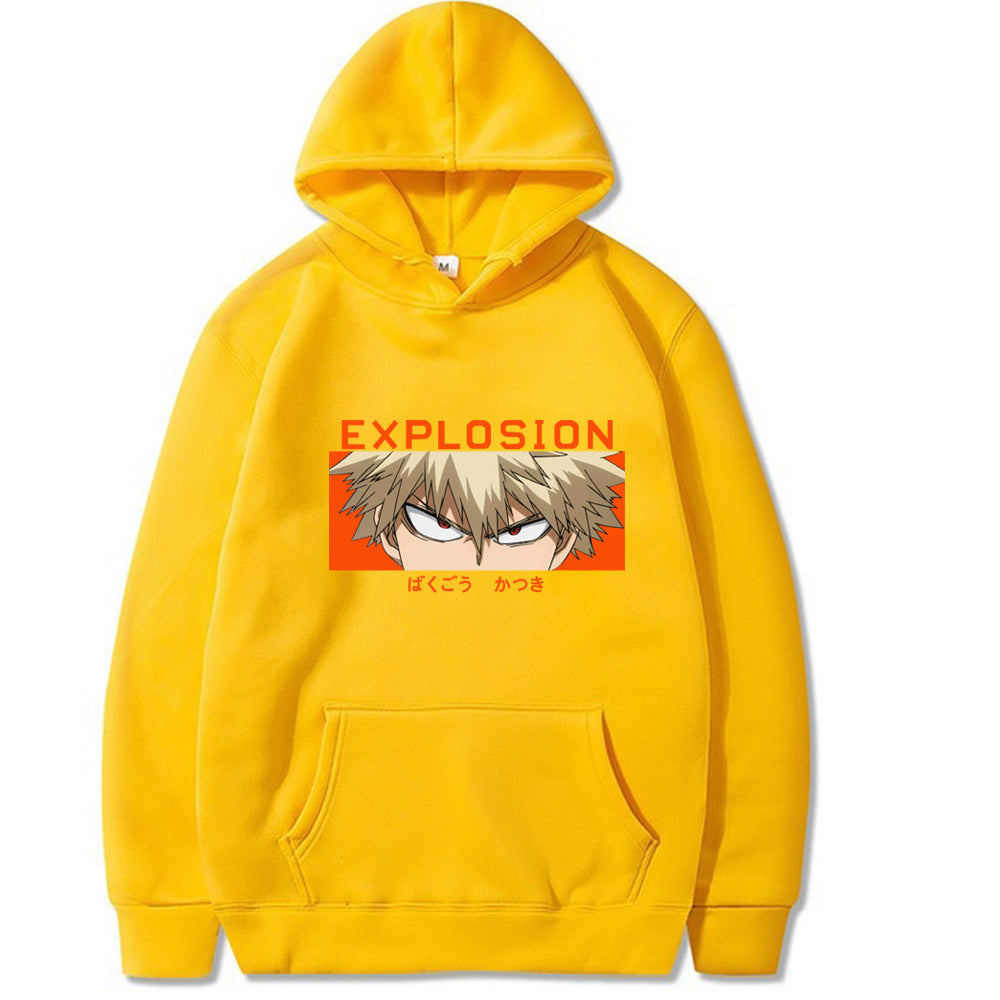 Hooded Sweatshirt with My Hero Academia Hoodie Design