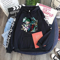 Spring Anime My Hero Academia Izuku Midoriya Printed Hooded Sweatshirt Unisex Long Sleeve Casual Jacket