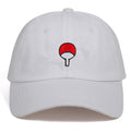 100% Cotton Japanese Anime Naruto Dad Hat Uchiha Family Logo Embroidery Baseball Caps Black Snapback Hat Hip Hop for Women Men