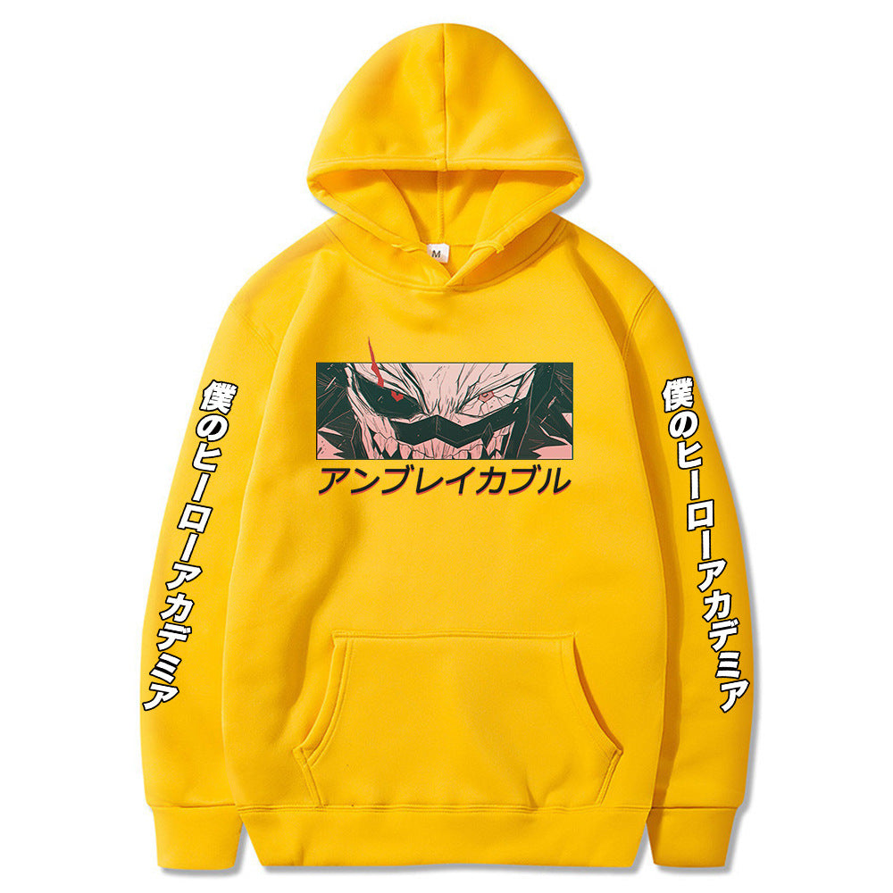 My Hero Academia Printed Hooded Sweatshirt