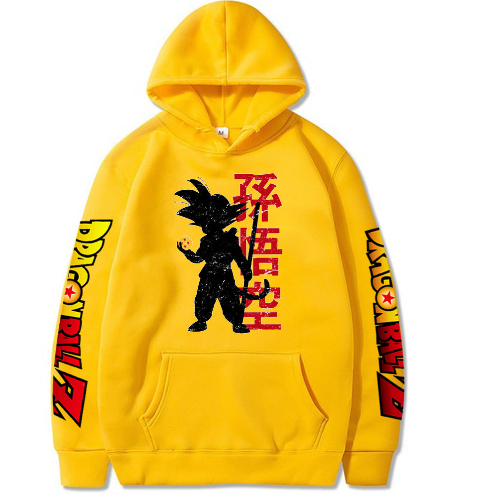Goku Dragon Ball Printed Hoodie Hooded Sweatshirt