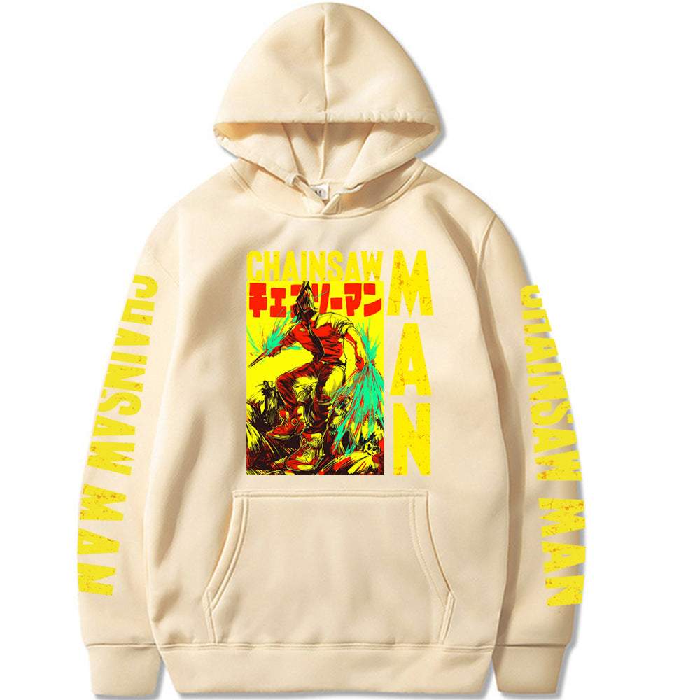 Chainsaw Man Denji Makima Printed Hoodie Sweatshirt