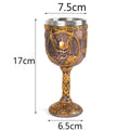 Viking Goddess stainless steel resin tall cup