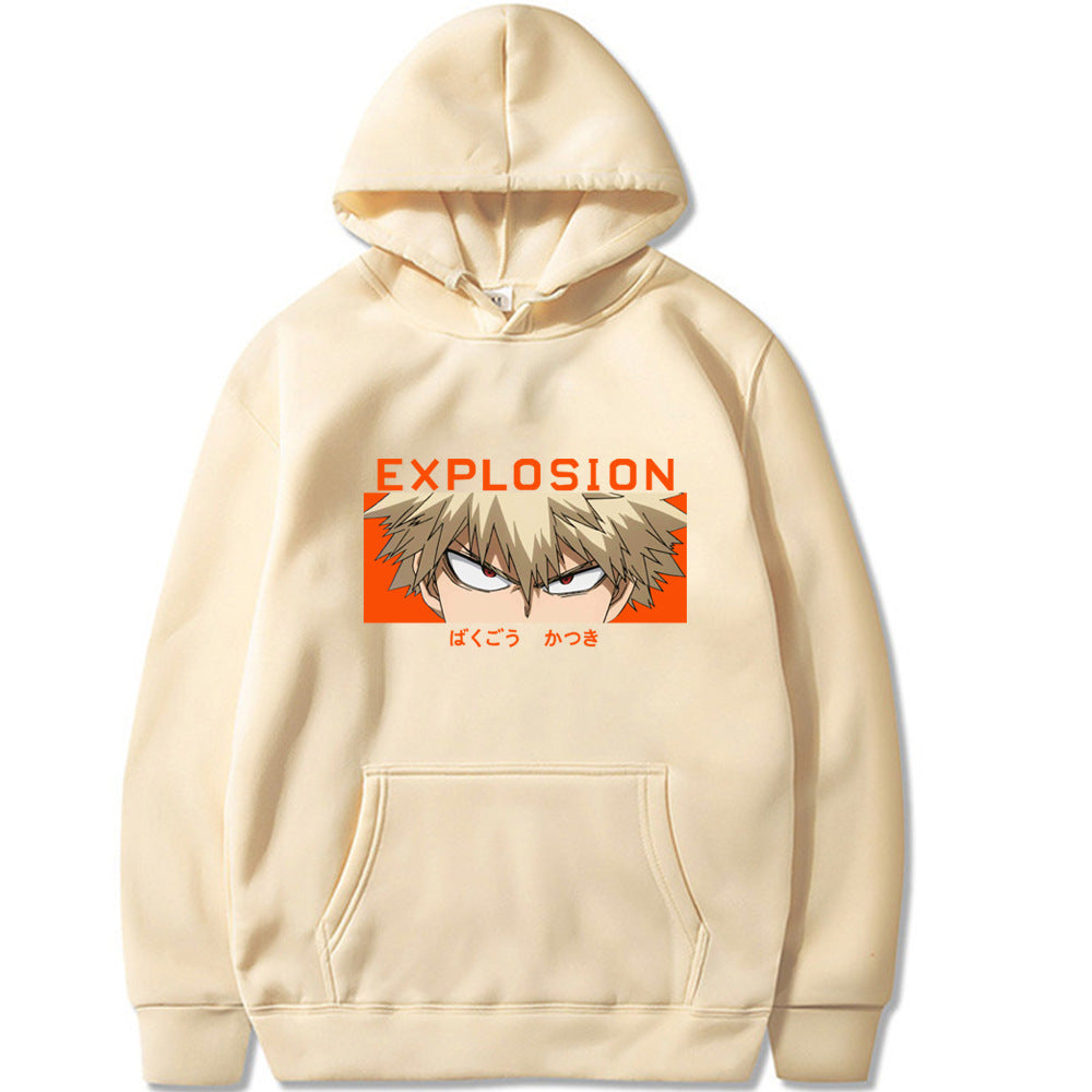 Hooded Sweatshirt with My Hero Academia Hoodie Design