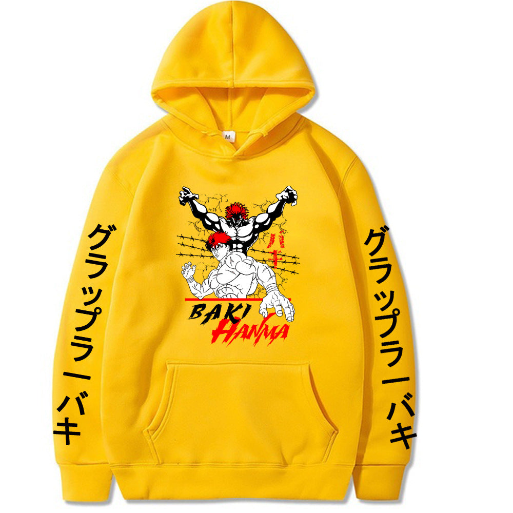 Hanma Baki Hanma Yujiro Loose Hooded Sweatshirt