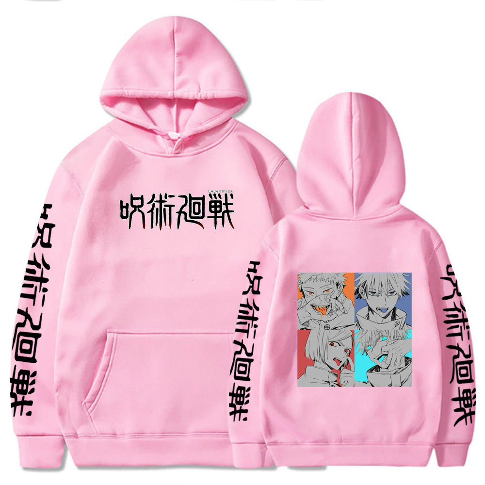 Jujutsu Kaisen Printed Loose Hoodie