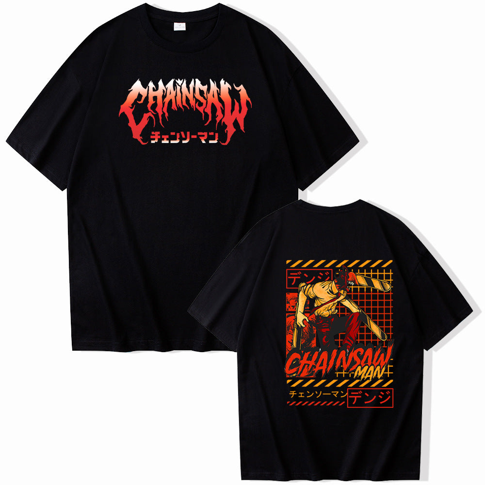Chainsaw Man Denji Pochita Chain Saw Man Short Sleeve