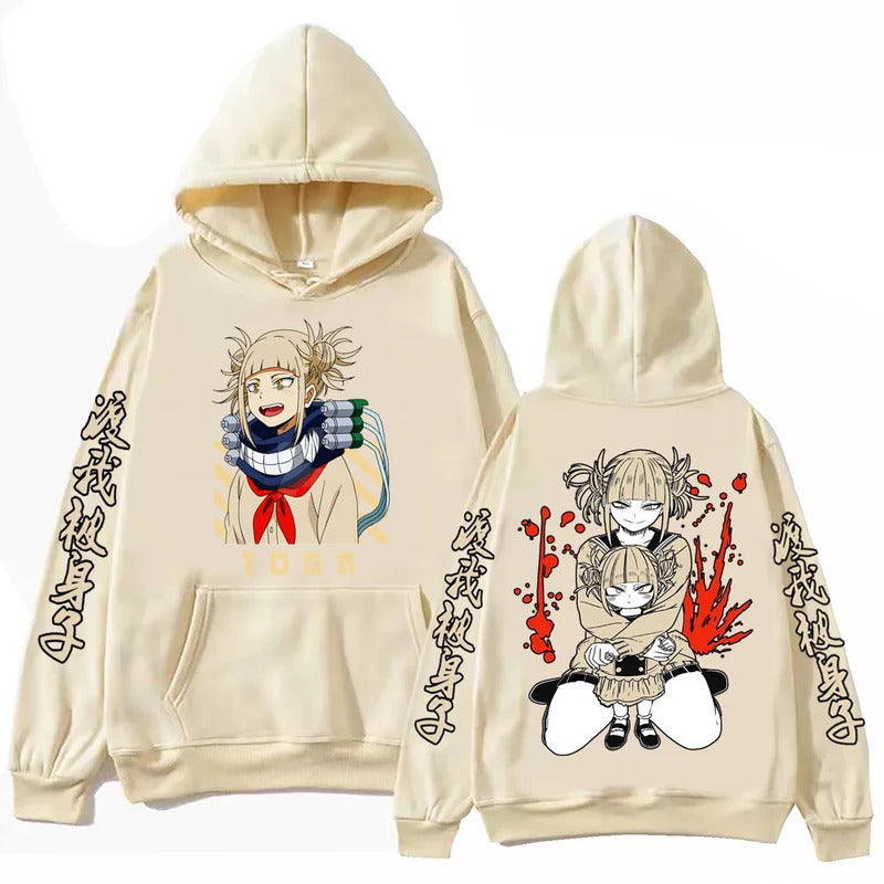 My Hero Academia Printed Hoodie Unisex Long Sleeve Casual Jacket