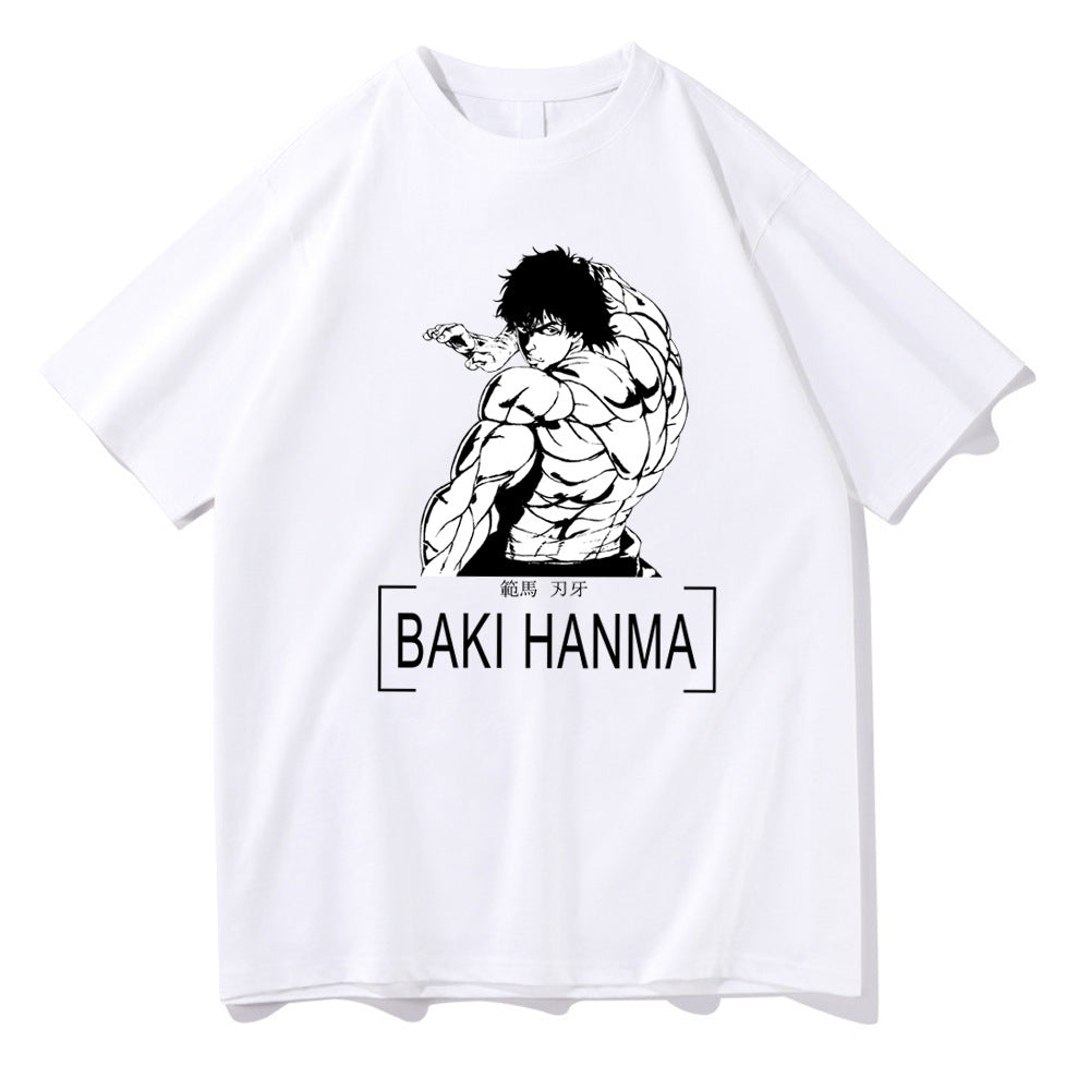 Hanma Baki The Grappler Printed Short Sleeve T-Shirt