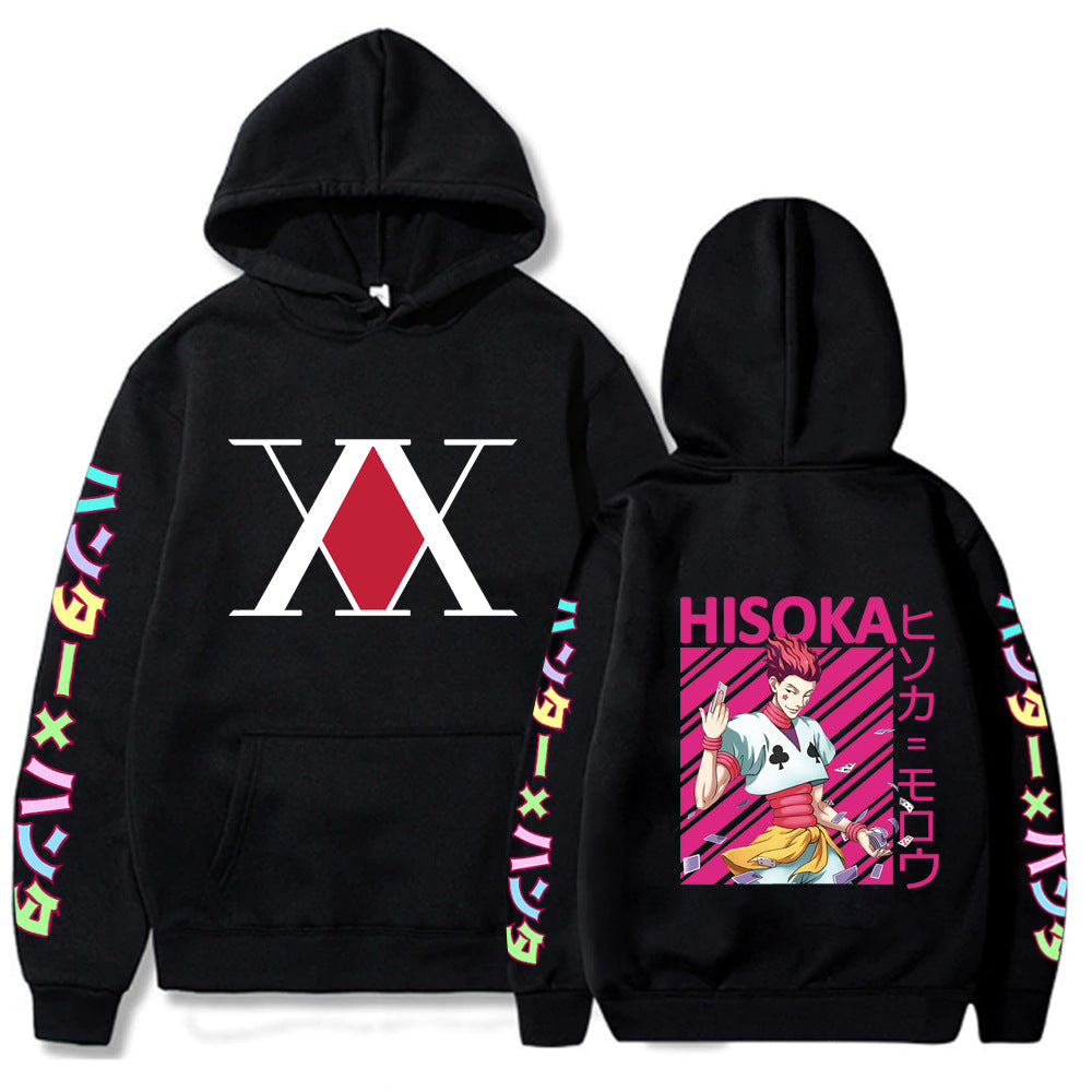 Hunter x Hunter Hisoka Printed Hooded Sweatshirt