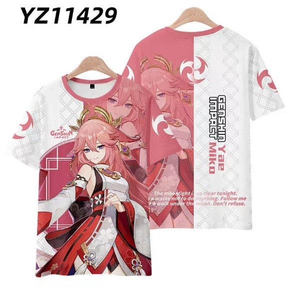 Genshin Impact Yae Kamiko short-sleeved T-shirt