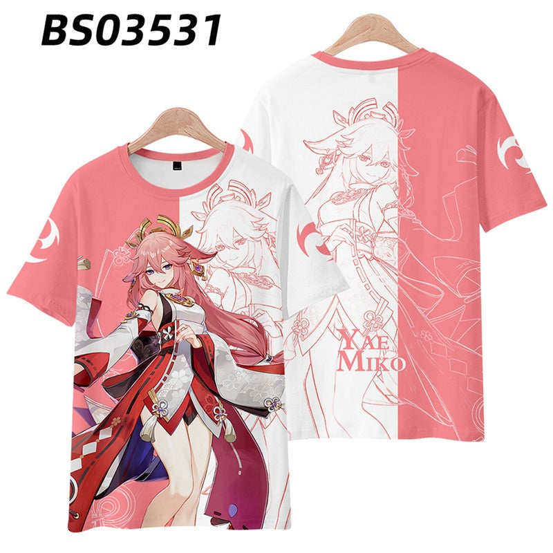 Genshin Impact Yae Kamiko short-sleeved T-shirt