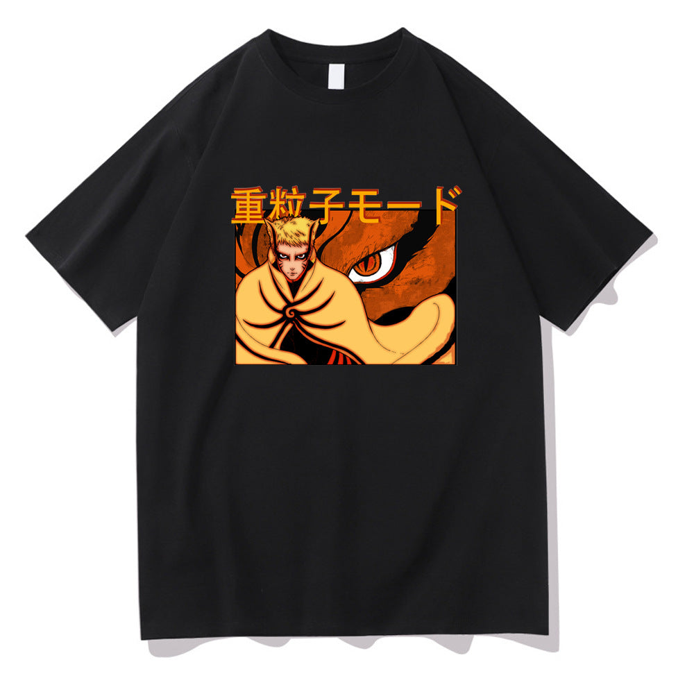 Naruto Print Loose Short Sleeve T-Shirt