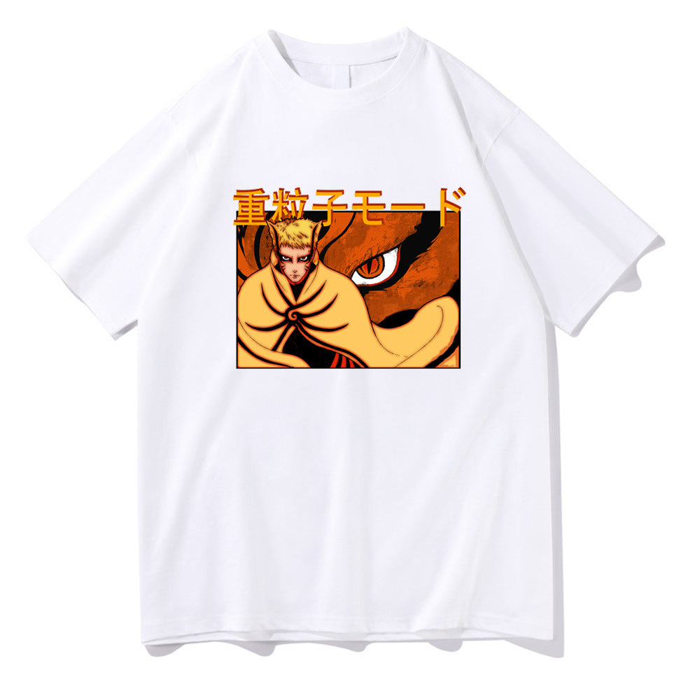 Naruto Print Loose Short Sleeve T-Shirt
