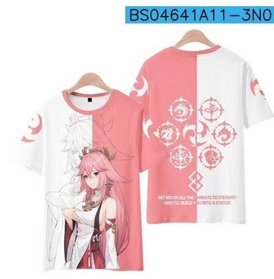 Genshin Impact Yae Kamiko short-sleeved T-shirt