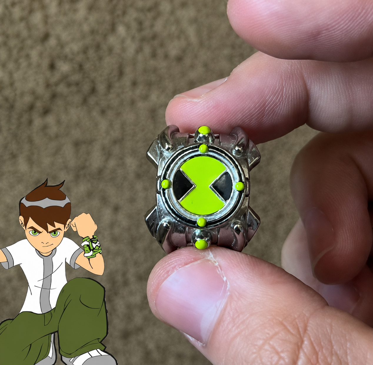 Omnitrix Ring Ben Cosplay Metal Ring European and American Style