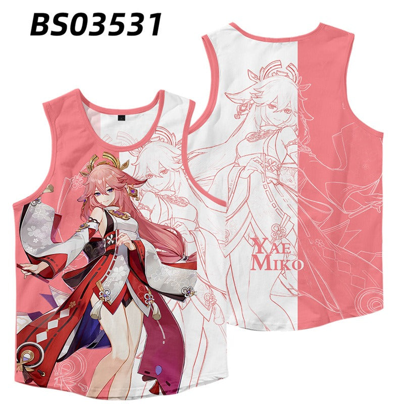 Genshin Impact Yae Kamiko short-sleeved T-shirt