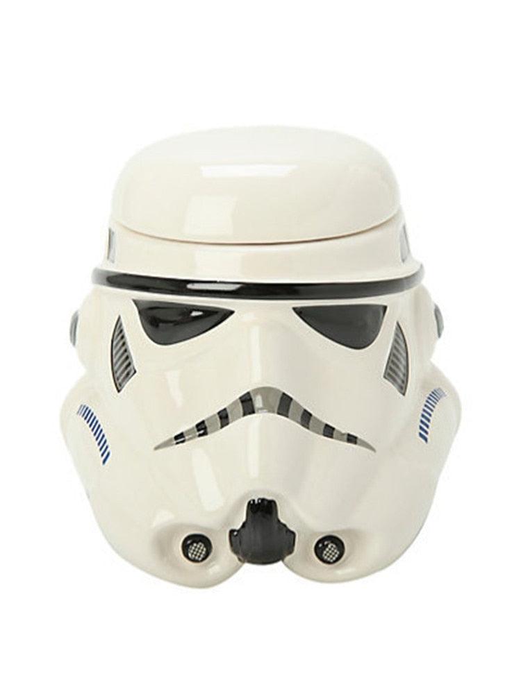 3D Ceramic Coffee mug double wall tea cup Star Wars Darth Vader and the white knight ceramic star wars mug Cups
