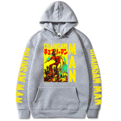 Chainsaw Man Denji Makima Printed Hoodie Sweatshirt