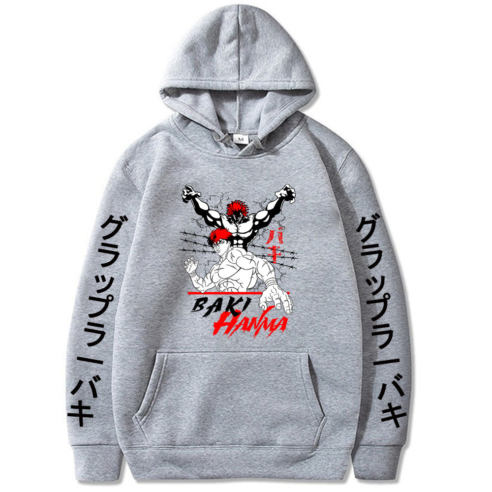 Hanma Baki Hanma Yujiro Loose Hooded Sweatshirt