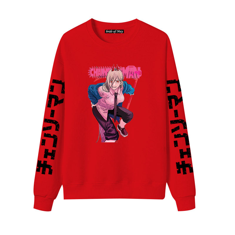 Chainsaw Man Chain Saw Man Printed Hooded Sweatshirt Men's Women's Sweatshirt