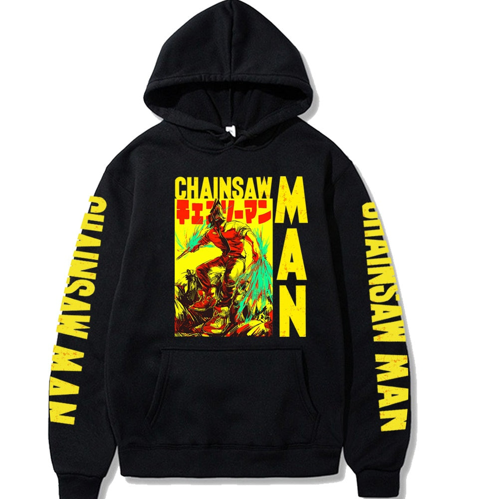 Chainsaw Man Denji Makima Printed Hoodie Sweatshirt