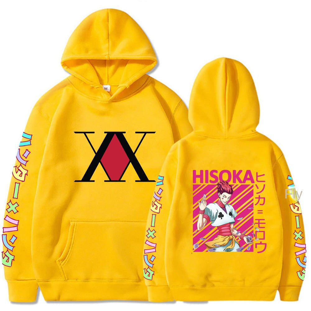 Hunter x Hunter Hisoka Printed Hooded Sweatshirt