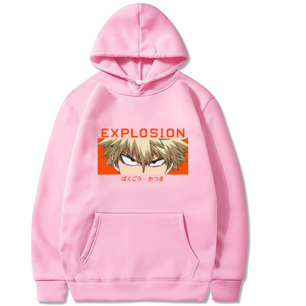 Hooded Sweatshirt with My Hero Academia Hoodie Design