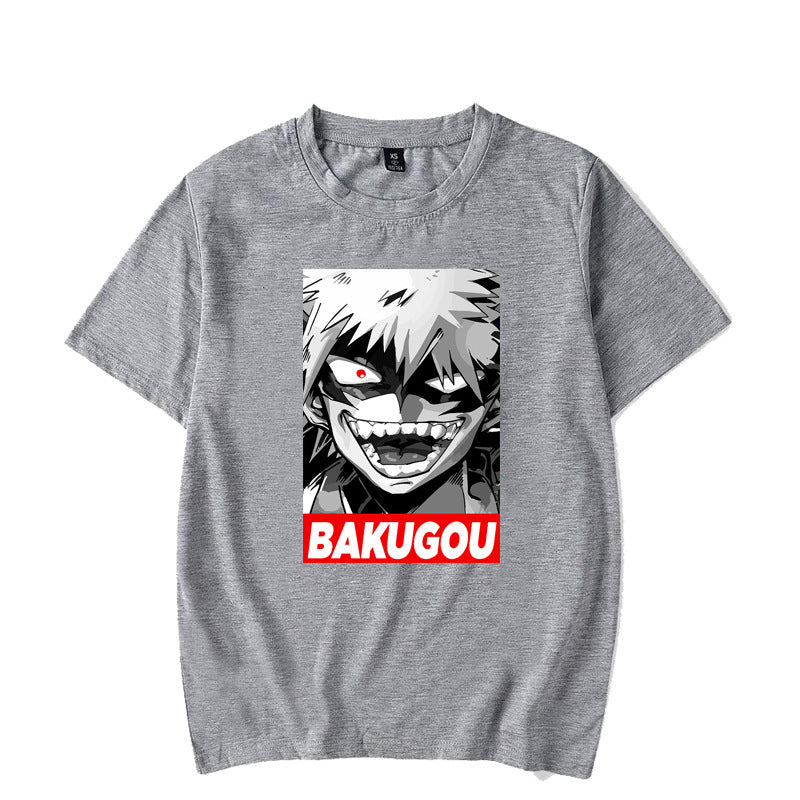 My Hero Academia Short Sleeve BAKUGOU Polo Shirt Loose T-Shirt