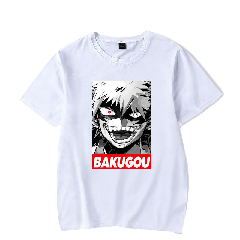 My Hero Academia Short Sleeve BAKUGOU Polo Shirt Loose T-Shirt