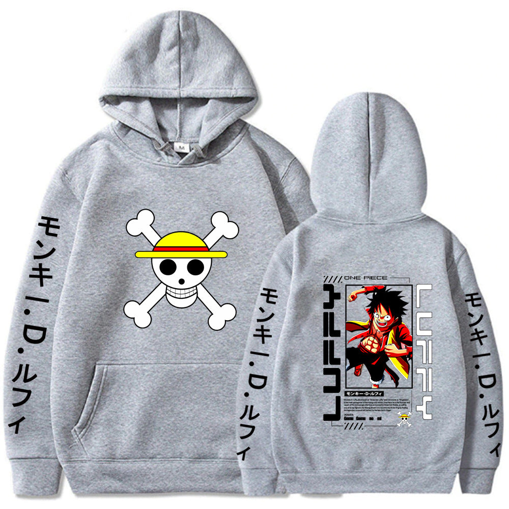 One Piece Luffy Printed Hoodie