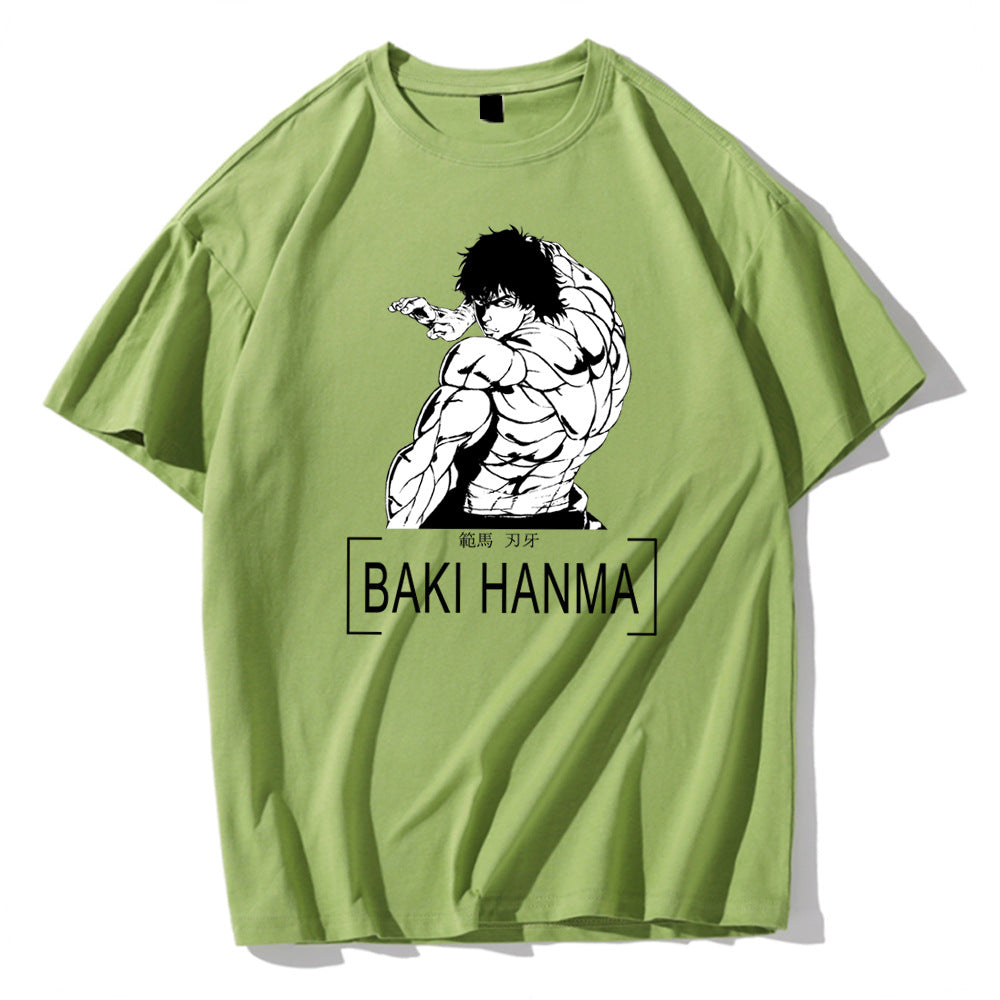 Hanma Baki The Grappler Printed Short Sleeve T-Shirt