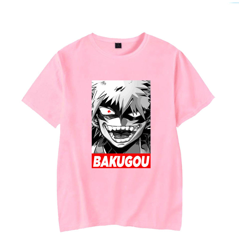 My Hero Academia Short Sleeve BAKUGOU Polo Shirt Loose T-Shirt