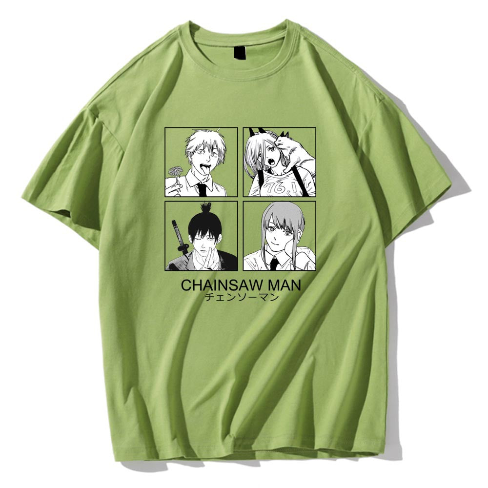 Chainsaw Man Makima Printed Short Sleeve T-Shirt