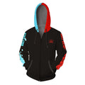 Sweatshirts My Hero Academy Cosplay Costume 3D Printed Zipper Hoodies For Men's Women's Hooded Uniform Pocket Pullovers Tops