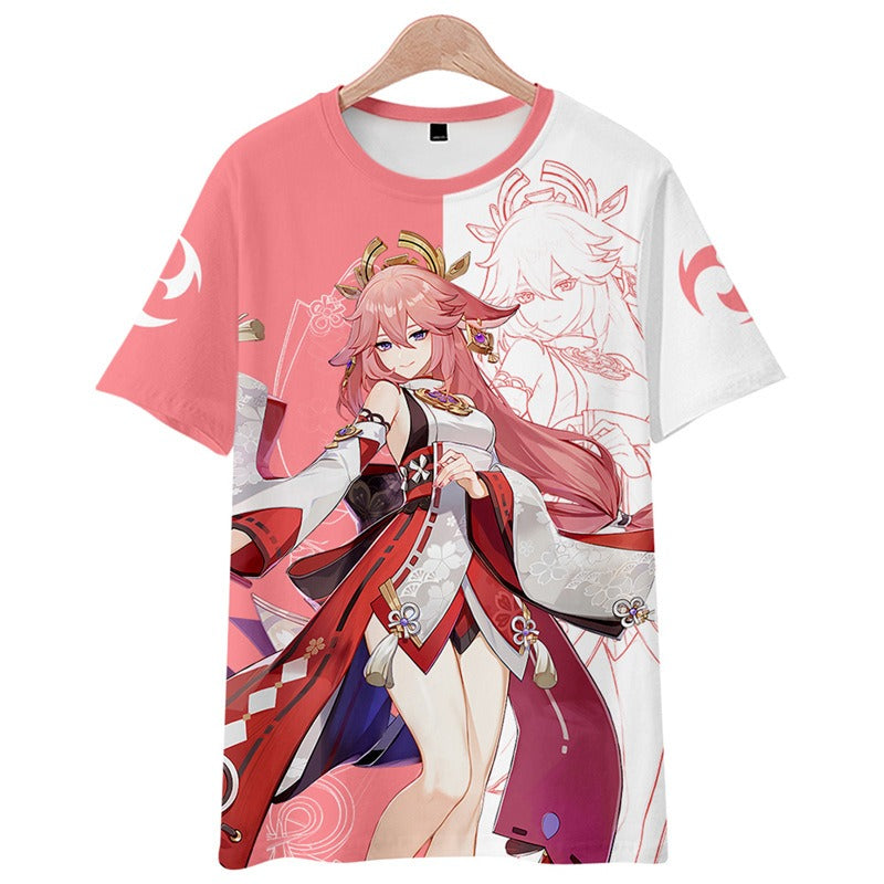 Genshin Impact Yae Kamiko short-sleeved T-shirt