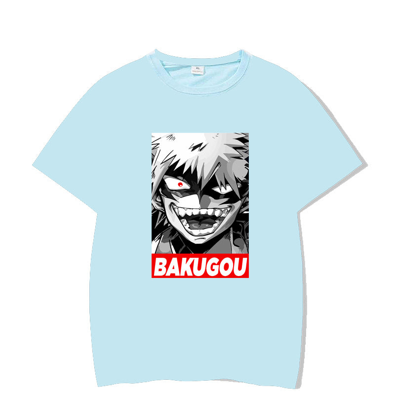 My Hero Academia Short Sleeve BAKUGOU Polo Shirt Loose T-Shirt
