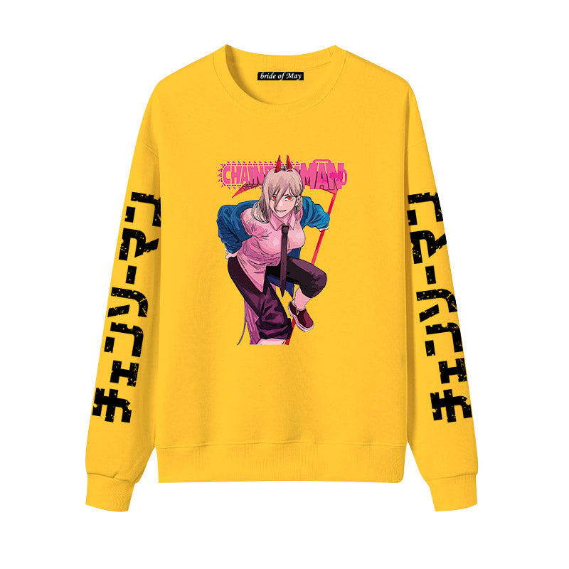 Chainsaw Man Chain Saw Man Printed Hooded Sweatshirt Men's Women's Sweatshirt