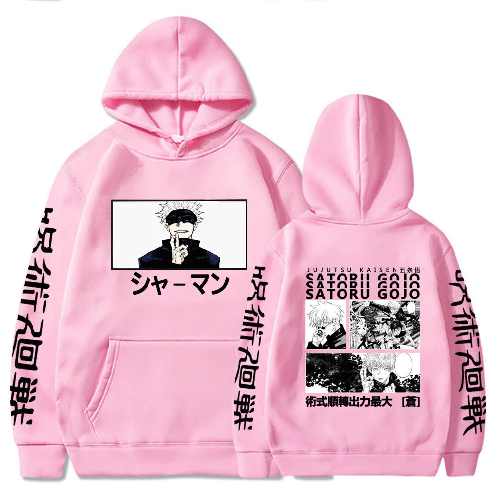 Jujutsu Kaisen Gojo Satoru Printed Hoodie Hooded Sweatshirt