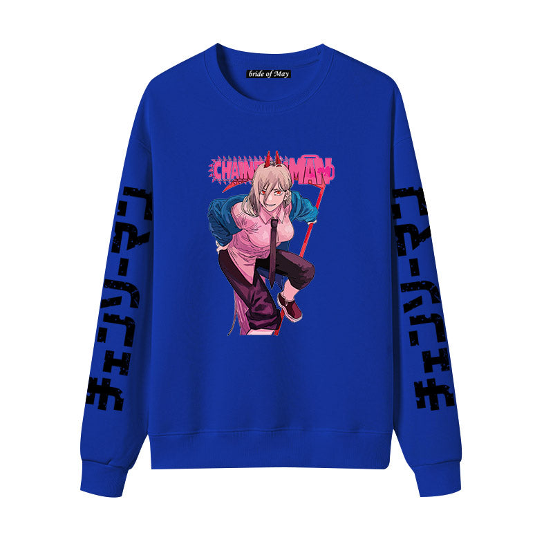Chainsaw Man Chain Saw Man Printed Hooded Sweatshirt Men's Women's Sweatshirt