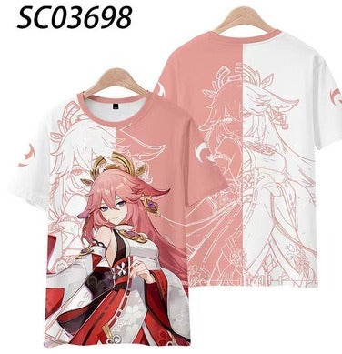 Genshin Impact Yae Kamiko short-sleeved T-shirt