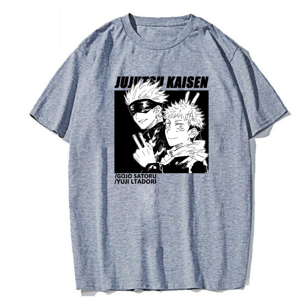 Jujutsu Kaisen Satoru Gojo Printed Loose Short Sleeve T-Shirt