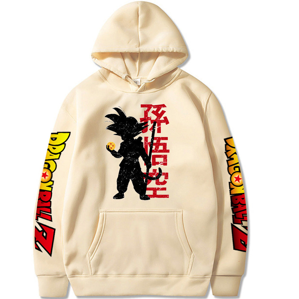 Goku Dragon Ball Printed Hoodie Hooded Sweatshirt