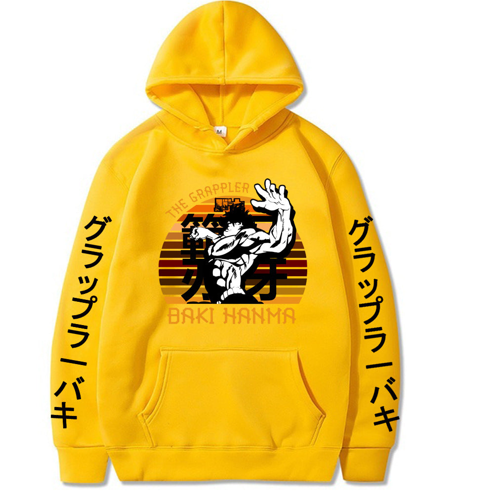 Hanma Baki Loose Hooded Sweatshirt