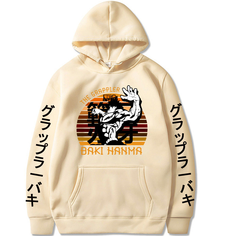 Hanma Baki Loose Hooded Sweatshirt