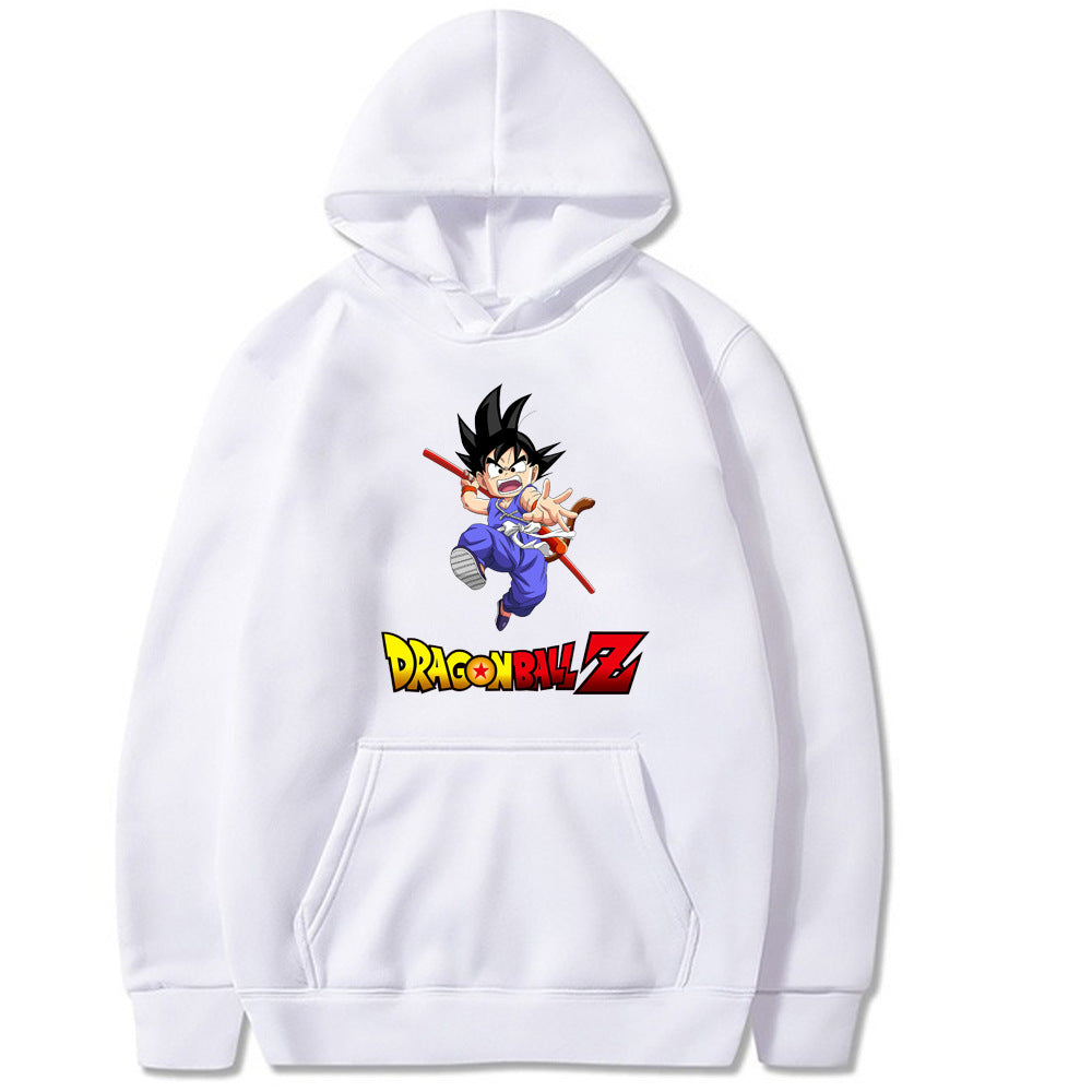 Dragon Ball Logo Printed Hooded Sweatshirt Hoodie