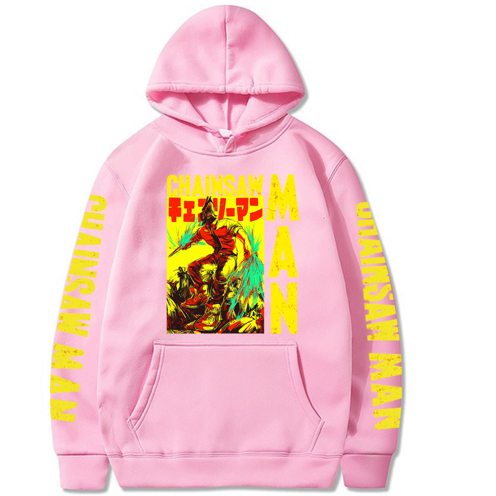 Chainsaw Man Denji Makima Printed Hoodie Sweatshirt