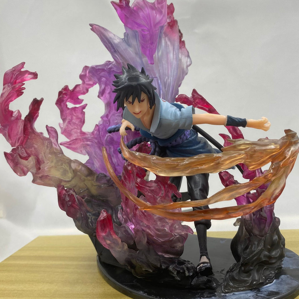 Naruto ZERO Yuzhibo Itachi Yuzhibo Sasuke Anime Model Decoration Statue Handmade