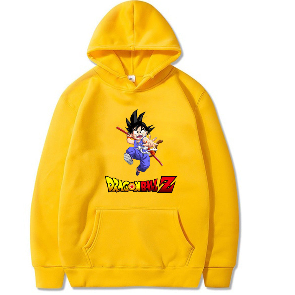 Dragon Ball Logo Printed Hooded Sweatshirt Hoodie