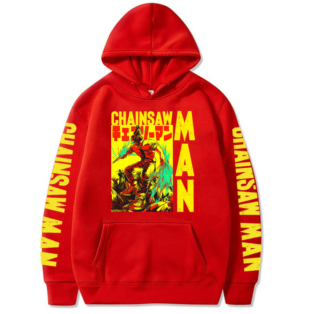 Chainsaw Man Denji Makima Printed Hoodie Sweatshirt